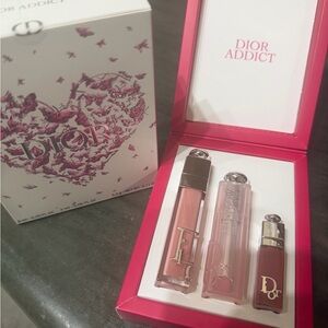 Dior Addict Lip Gloss Set - Pink Shades full inclusion limited edition NWT